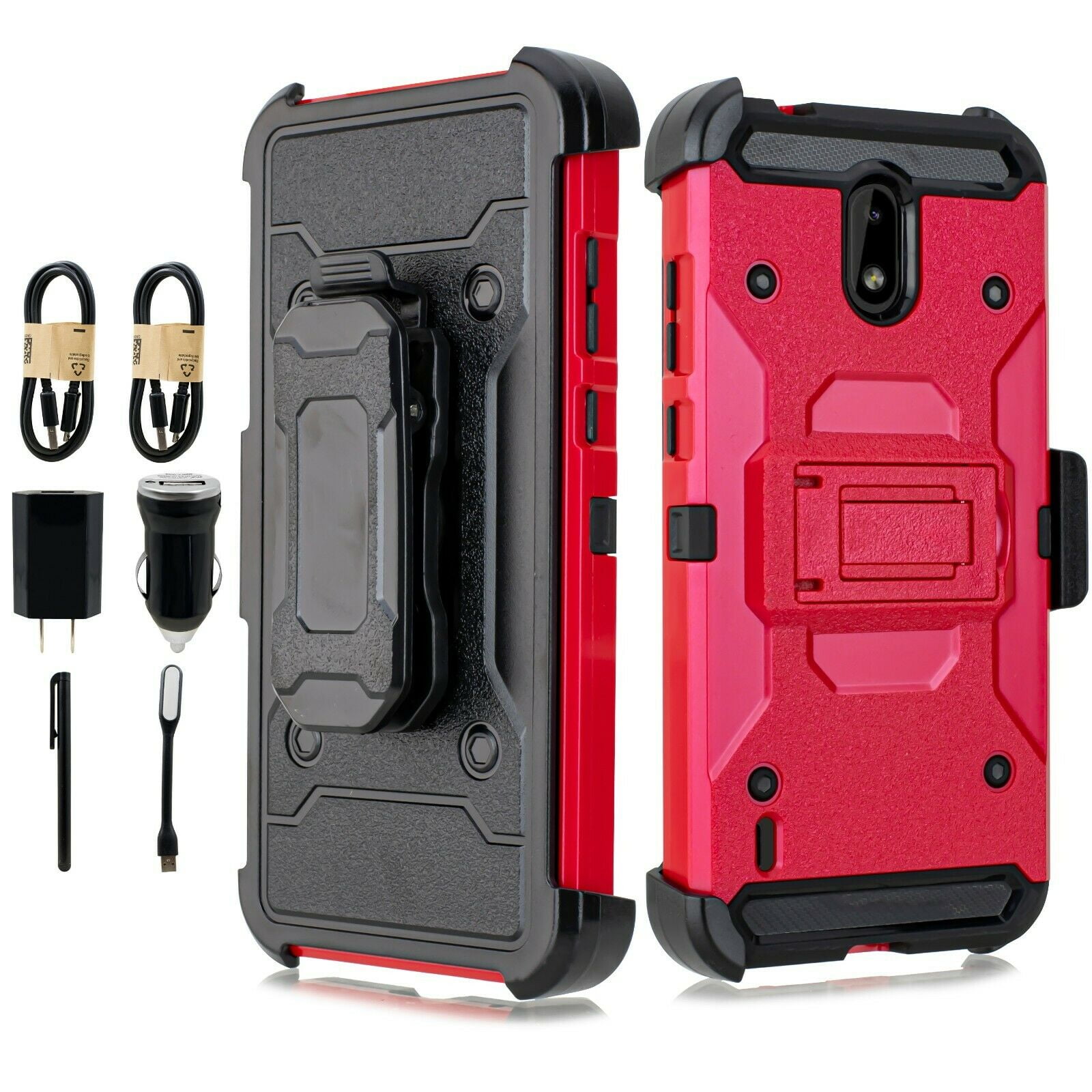 Value Pack+ for Nokia 3.1C (Cricket), 3.1A (AT&T) Cell Phone Case Belt