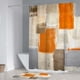 thumbnail image 5 of Cortina de ducha Bewildely abstracta impermeable 150X180cm, 5 of 6