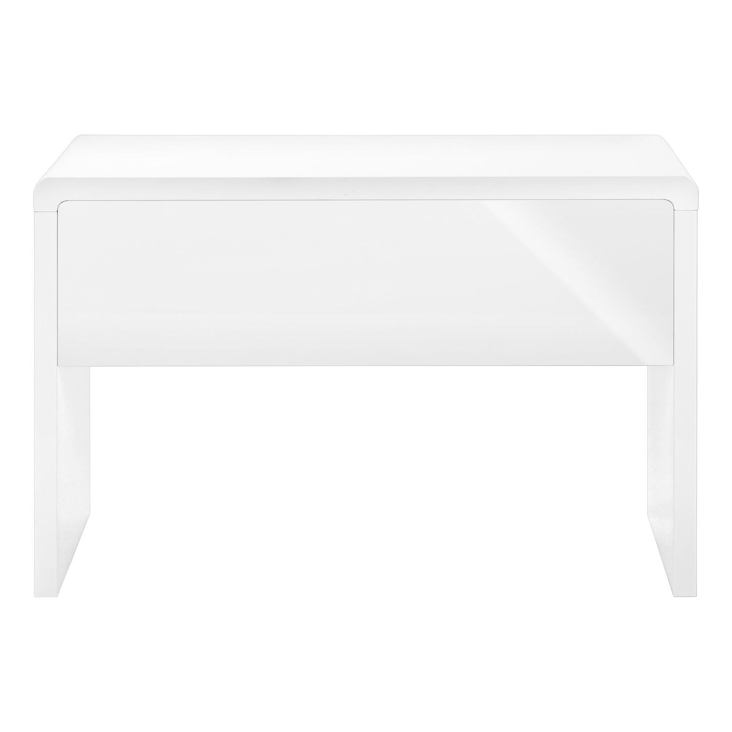 Monarch Specialties Bureau, Bureau À Domicile, Ordinateur Portable, Tiroirs De Rangement, 48"l, Travail, Stratifié, Blanc Lustré, Contemporain, Moderne