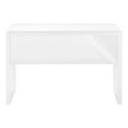 thumbnail image 2 of Monarch Specialties Computer Desk, Home Office, Laptop, Storage Drawers, 48"l, Work, Laminate, Glossy White, Contemporary, Modern, 2 of 9