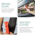 thumbnail image 2 of Car Rescue Hammers - 2x Emergency Hammer With Integrated Belt Cutter - Windshield Window Glass Breaker - Road Safety 19.2*7.3*3.4cm, 2 of 5
