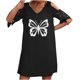 thumbnail image 1 of Vestidos de manga corta con hombros descubiertos y encaje con cuello en V estampado sexy de verano para mujer Fridja bnh5476, 1 of 9