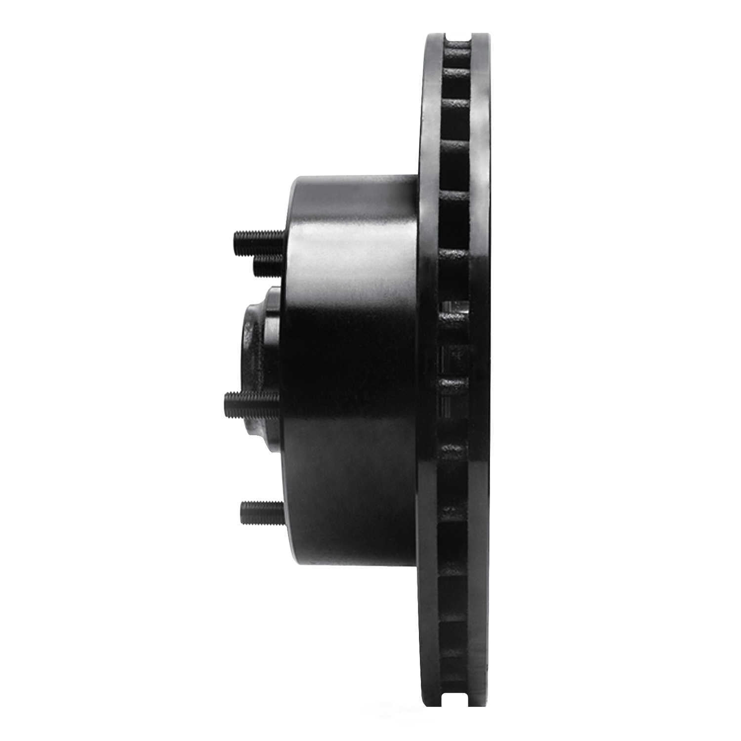 Dynamic Friction Company 633-47004L DFC Brake Rotor - Drilled And Slotted - Black