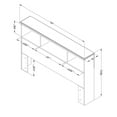 thumbnail image 5 of South Shore Little Treasures Full Bookcase Headboard (54"), 5 of 5