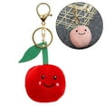 thumbnail image 2 of Plush Fruit Keychain Cute Cartoon Purse Pendants Strawberry Bag Charm for Girls, 2 of 10