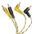thumbnail image 1 of Cable de 2 RCA a 2 RCA Tipo L 90cm Audiobahn ARCA290F, 1 of 3