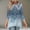 Gray, variant on Qulqfy Graphic Blouses for Women Scoop Neck Casual Loose Fit 3/4 Length Sleeve Vintage Fall Flowy Pleat Work Womens Tops Summer L