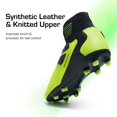 thumbnail image 4 of Botines de Fútbol para Hombre DREAM PAIRS Altos en Neon Amarillo Talla 10.5, 4 of 8