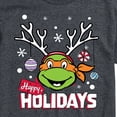 thumbnail image 3 of Teenage Muntant Ninja Turtles - Happy Holidays  - Men's Short Sleeve Graphic T-Shirt, 3 of 5