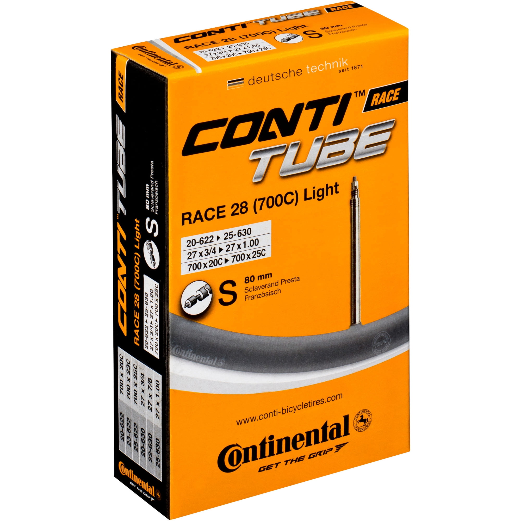 Continental Light 26 x 1.75-2.4 Mountain Bike Inner Tube 42mm Presta Valve 