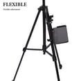 thumbnail image 3 of unbranded 1Jgo Caballete Para Pintura Plegable Negro Con Altura Ajustable Y Para Artistas, 3 of 8