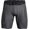 thumbnail image 3 of Under Armour Mens HeatGear Compression Shorts Carbon Heather 090/Black 4X-Large Tall, 3 of 4
