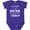 Purple, variant on Inktastic My Mom is a Doctor and a Hero Boys or Girls Baby Bodysuit
