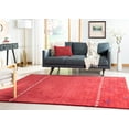 thumbnail image 3 of SAFAVIEH Himalaya Cainneach Solid Wool Area Rug, Red, 9' x 12', 3 of 8