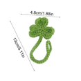 thumbnail image 3 of Personalized Knitted Crochet Leaf Crochet Headphone Accessory Corner Bookmarks Fashionable Cable Organizer Handmade Gift, 3 of 4