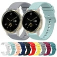 thumbnail image 3 of For Garmin Venu 2s 18mm Solid Color Soft Silicone Watch Band, 3 of 4