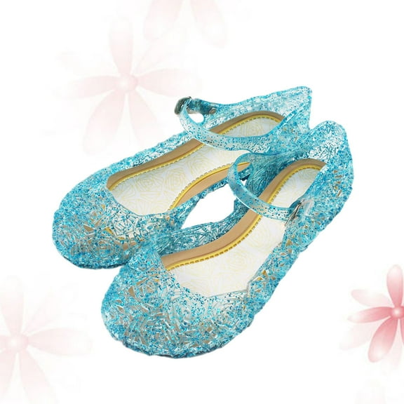 LOLIPPYY 1 Pair Girls High Heels Fashion Design Comfortable Wear SkyBlue