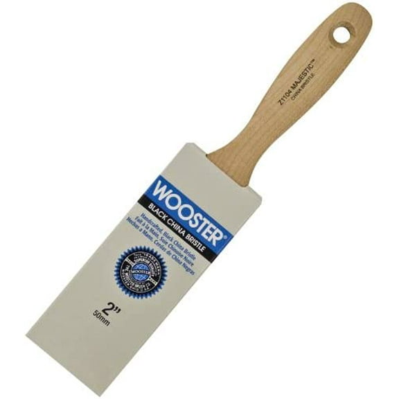 Wooster Genuine 2" Pro Classic Black China Bristle Flat Paintbrush - Z1104-2