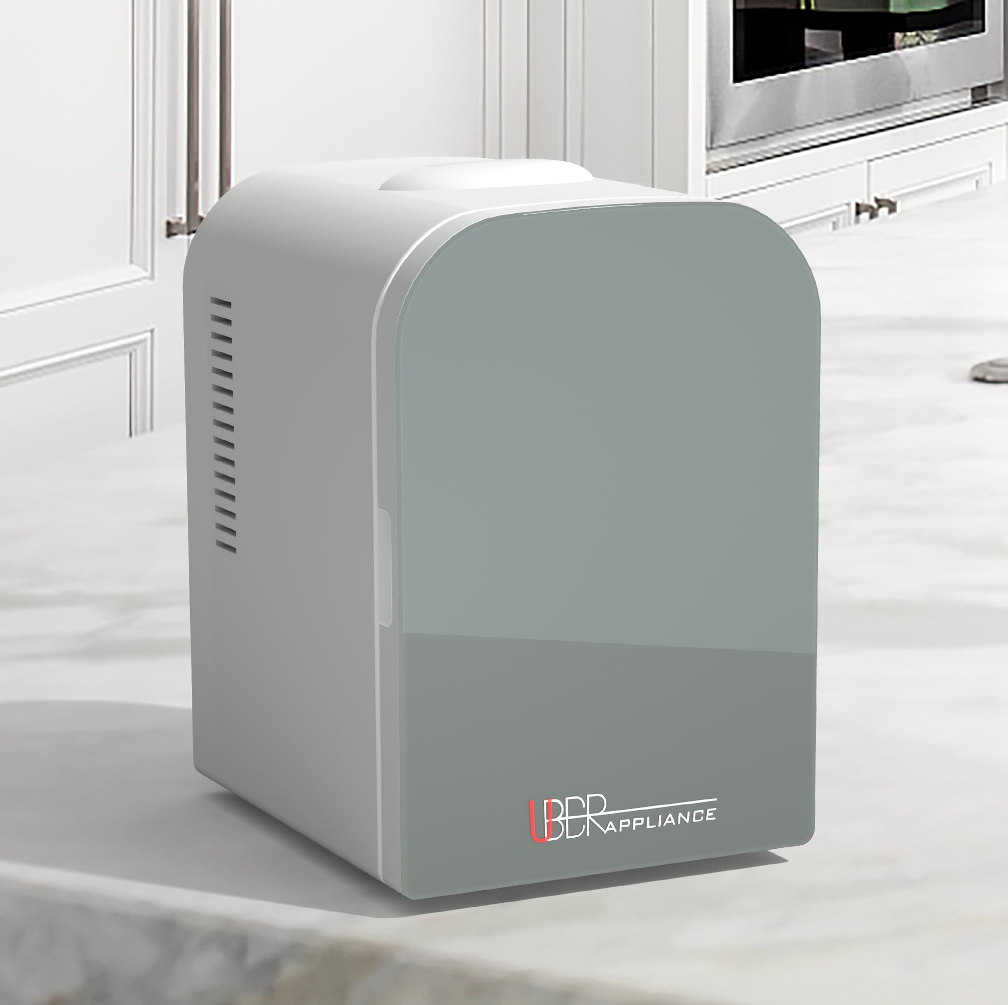 Uber Appliance Uber Chill 2.0 Dry Erase Personal Mini Fridge 4 Liter 6 Can - (White)