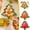 #120A, variant on Ceramic Tree Shaped Cookie Dessert Serving Plate, Decorative Snack Platter for Appetizers and Nuts, Hand Painted Serving Tray for Home Table or Gift