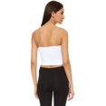 thumbnail image 2 of Top Corto Sin Costuras de Tirantes Finos Free People Blanco XS-SM, 2 of 4