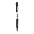 thumbnail image 2 of Preplabs 5 Pack Black Gel Pens 0.5mm Fine Tip, Quick Dry Smooth Ink, Clear Barrel with Anti-Slip Rubber Grip, Retractable Pens for Journaling, Note Taking, Teacher Supplies, 2 of 7