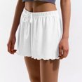 thumbnail image 4 of zbxnLI Women's Pajama Shorts Elastic Waist Casual Lounge Shorts Comfy Pj Bottoms Sleep Shorts, 4 of 7