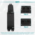 thumbnail image 4 of Unique Bargains 1Pc Front Left Driver Side Master Power Window Switch for Dodge Dakota Club Cab 2001-2004 56045538AB Black, 4 of 6