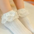 thumbnail image 3 of AVAIL Spring Summer Children's Socks Double-layer Lace Ankle Socks 0-7Y, 3 of 6