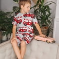 thumbnail image 4 of Balery Gnomes On The Car Conjunto de Pijama Infantil de Manga Corta con Estampado – Ropa de Dormir de Algodón Suave-3X-Large, 4 of 6