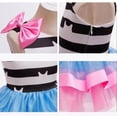 thumbnail image 3 of Girl Striped Tutu Dress Set with Ear Headband Socks Halloween Birthday Party Dress up, 3 of 7