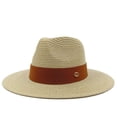 thumbnail image 2 of Sombrero de sol con cinta elástica para hombre y mujer, accesorio de playa, protector solar de viaje, novedad de verano, 2023, 2 of 4