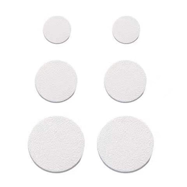 JShteea 6 Parches para Zapatos Adhesivos para Reparación Vampiros Plantillas para Zapatos Protector para Agujeros Talón (blanco)