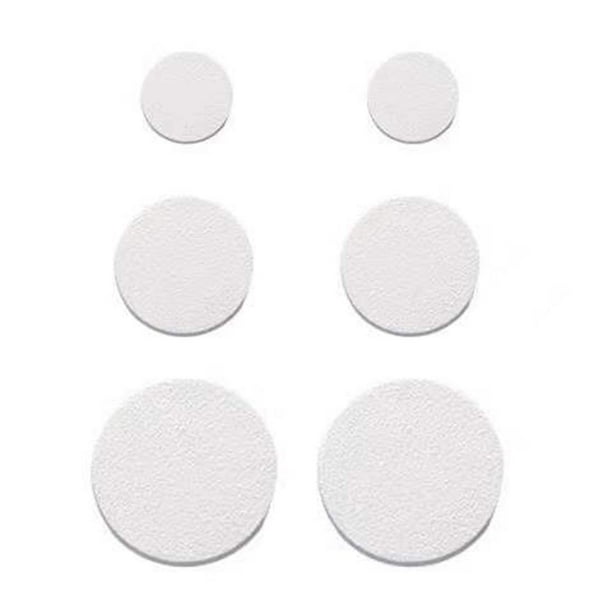 WDOplteas 6 Parches para Zapatos Adhesivos para Reparación Vampiros Plantillas para Zapatos Protector para Agujeros Talón (blanco)