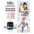 thumbnail image 5 of 1.75" Smart Watch for Women Men,2026 Bluetooth Calls /Answer Smartwatch for Android Iphone, IP68 Waterproof Fitness Tracker, 100+ Sport Modes,Music,Pedometer,Gifts,5–7 days of usage time，Pink, 5 of 12