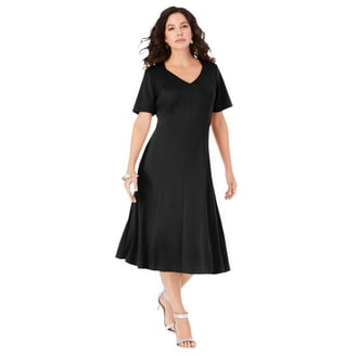 Jessica London Women's Plus Size Lace Fit & Flare Dress - Walmart.com