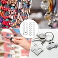 thumbnail image 5 of Qucyy 500 Pieces Jump Rings for Jewelry Making, 6 mm Jump Rings O Ring Connectors Double Loops Split Jump Rings Connectors Small Key Rings for Jewelry Necklaces Bracelet Earrings Crafts, 5 of 5