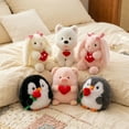thumbnail image 6 of Bunny Stuffed Animal with LoveHeart, 13.7" Rabbit Stuffed Plush Toy, Cute Soft Plushie Pillow, Ideal Birthday Easter Valentine's Day Presents for Kids Boys Girls, Cuddly Hugging Toy, 6 of 7