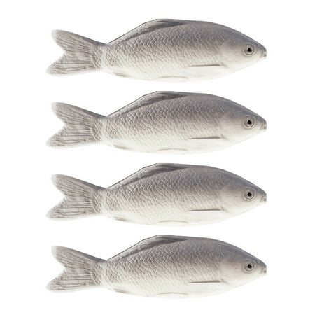 

4Pcs Simulated Fish Model PU Fish Toy Children Fish Shape Toy Home Desktop Decor