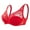 Red, variant on USSUMA 1pc Womens Solid Lace Lingerie Bras Plus Size Underwear Bralette Bras Comfortable Bra Bras for Women No Underwire Full-Coverage Lace Bra with Underwi