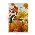 thumbnail image 3 of Oioii Happy Thanksgiving Fall Garden Flags Pumpkins Yard Flags,Small Thanksgiving Day Garden Decor for Autumn Outside Porch Lawn Holiday, 3 of 6
