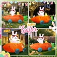 thumbnail image 2 of Coche inflable para decoración de Pascua Kofero, conejito, pollo, 7 pies, 2 of 7