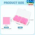 thumbnail image 2 of Uxcell 72Pcs Cera de Pegamento para Pintura de Diamante 5D Cuadrada DIY Recargas de Cera para Pintura de Diamante con Caja de Almacenamiento (25mm/1", Rosa), 2 of 7