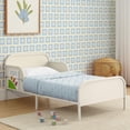 thumbnail image 3 of Delta Children Magic Magnet Toddler Bed with Customizable Magnets & Built-In Book Storage, Oatmeal, 3 of 20