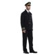 thumbnail image 4 of Blusa y pantalones de poliéster para hombre, estilo casual, de manga larga, color liso, con corbatas y sombreros deportivos., 4 of 9