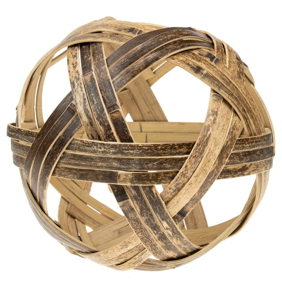 MLINS Decorative Balls for Bowls Wicker Balls Child 15x15cm Coffee