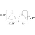 thumbnail image 2 of Maxim 35016 Pier M 1 Light 13" Tall Outdoor Wall Sconce, 2 of 5