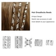 thumbnail image 4 of Hair Dreadlocks Beads, Hair Jewelry Rings Decorative  For Wedding Gold,Silver, 4 of 8