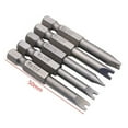 thumbnail image 2 of 5Pcs/Set Magnetic U Shape Screwdriver Security Bits Tool 1/4" Hex Shank 50Mm, 2 of 9