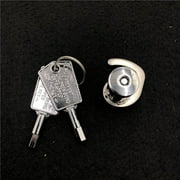 Door Handle Bar Door Lock Key Parts For Haier Freezer Refrigerator Accessories[Lock+2 Keys]